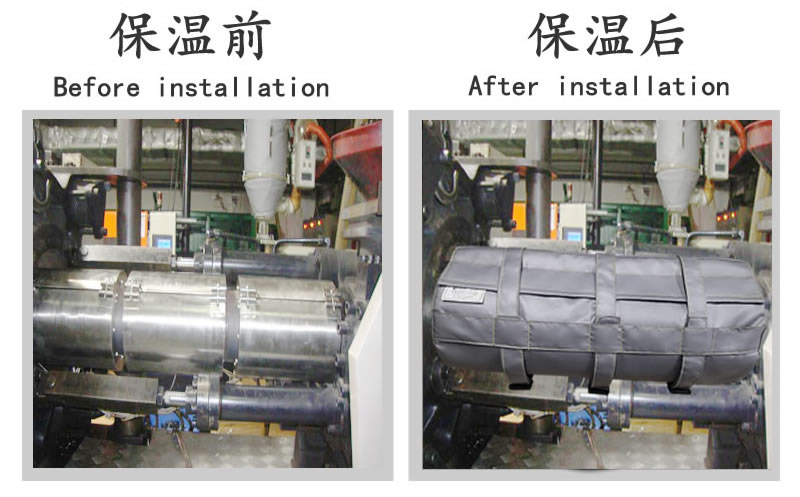 江蘇某玩具廠 注塑機(jī)炮筒保溫套項(xiàng)目案例